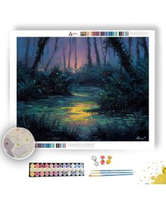 GLOWWATER MARSH - Paint by Numbers Full Kit