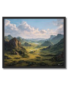 GOLDWIND HIGHLANDS - FRAMED