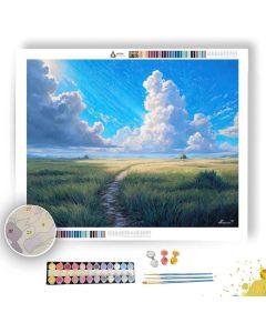 HALOED FIELD PATH - Paint by Numbers Full Kit