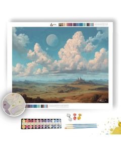 HALOED SKY FLATS - Paint by Numbers Full Kit