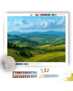 HILLS DISSOLVING DISTANCE - Paint by Numbers Full Kit