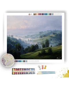 HILLS FADING INTO AIR - Paint by Numbers Full Kit