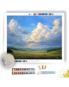 LAND MEETS SKY SOFTLY - Paint by Numbers Full Kit