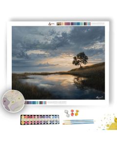 LANDSCAPE HELD IN STILLNESS - Paint by Numbers Full Kit