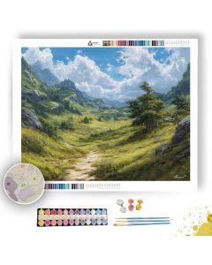 LIGHTSET DAY TERRAIN - Paint by Numbers Full Kit