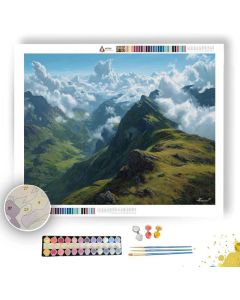 LOW CLOUD RIDGELINE - Paint by Numbers Full Kit