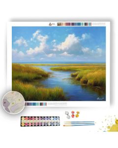 LUMINOUS DAY MARSH - Paint by Numbers Full Kit
