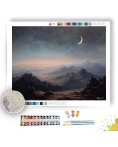LUNAR QUIET EXPANSE - Paint by Numbers Full Kit