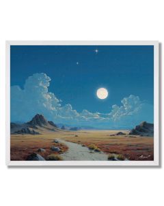 LUNAR SILENCE PLAINS - FRAMED