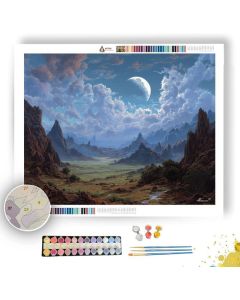 LUNAR STILLNESS EXPANSE - Paint by Numbers Full Kit