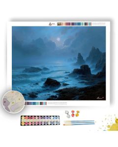 LUNAR VEIL COAST - Paint by Numbers Full Kit