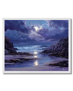 MIDNIGHT COAST STILL - FRAMED
