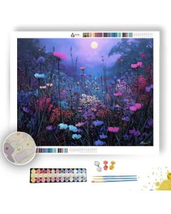MOONBLOOM MEADOW - Paint by Numbers Full Kit