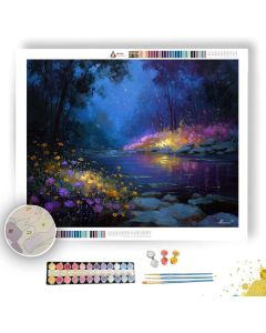NIGHTBLOOM RIVERBANK - Paint by Numbers Full Kit