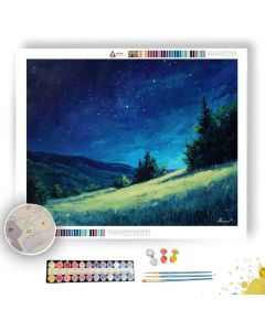NIGHTSONG HILLSIDE - Paint by Numbers Full Kit