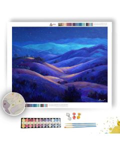 NOCTILUME HILLS - Paint by Numbers Full Kit