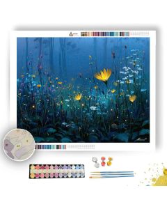 NOCTURNE MEADOW GLOW - Paint by Numbers Full Kit