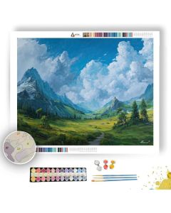 OPEN DAY VALLEY - Paint by Numbers Full Kit