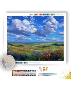 OPEN SKY MEADOWLAND - Paint by Numbers Full Kit