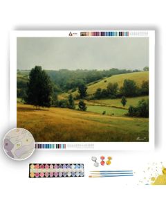 PASTURE IN STILL LIGHT - Paint by Numbers Full Kit