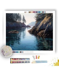 QUIET COASTAL INLET - Paint by Numbers Full Kit