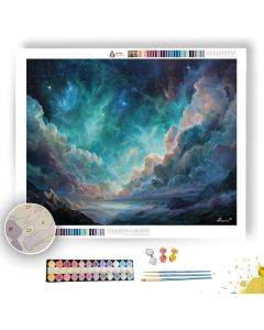 SILENT COSMIC HORIZON - Paint by Numbers Full Kit