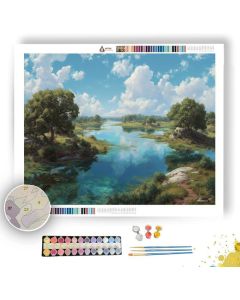 SKYBREATH RIVERLAND - Paint by Numbers Full Kit