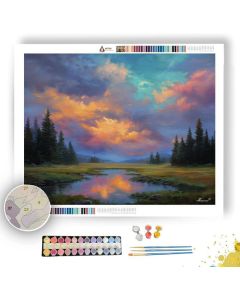 SKYBRIGHT BASIN - Paint by Numbers Full Kit