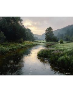 SLOW RIVER THROUGH SILENCE