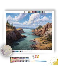 SOFTDAY COASTLINE - Paint by Numbers Full Kit