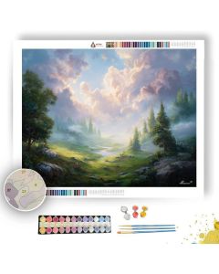 SUNLIT DREAM TERRAIN - Paint by Numbers Full Kit