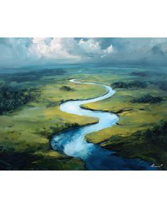 SUNLIT RIVER CURVE