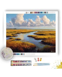 SUNLUME COASTAL FLATS - Paint by Numbers Full Kit