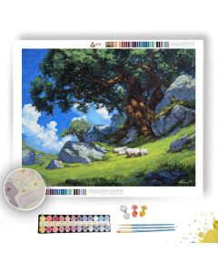 SUNREST PASTURE - Paint by Numbers Full Kit