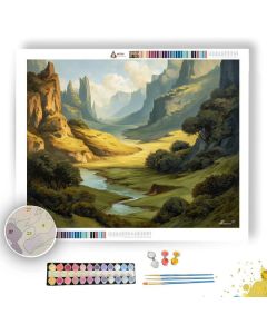 SUNWASHED LOW VALLEY - Paint by Numbers Full Kit