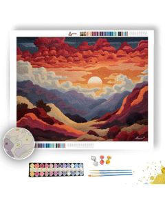 SUNWOVEN LOW HILLS - Paint by Numbers Full Kit