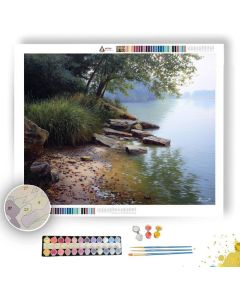WATERLINE STILL MORNING - Paint by Numbers Full Kit