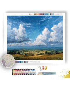 WIDE SKY LOW LAND - Paint by Numbers Full Kit