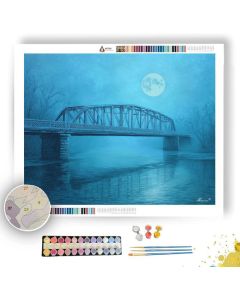 BLUE MOON CROSSING - Paint by Numbers Full Kit