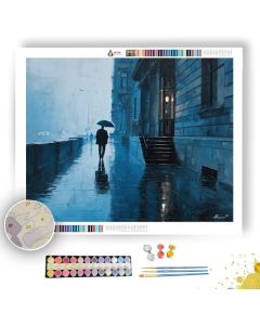 BLUE RAIN SHADOW - Paint by Numbers Full Kit
