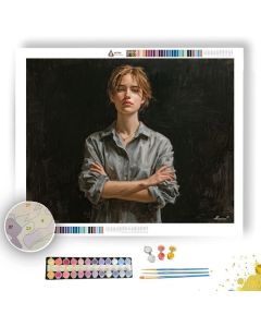 CROSSED ARMS - Paint by Numbers Full Kit