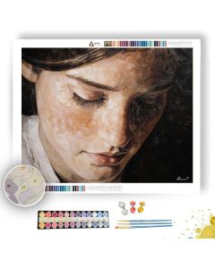 DOWNWARD GLANCE - Paint by Numbers Full Kit
