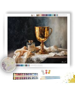 GOLD CUP STILLNESS - Paint by Numbers Full Kit