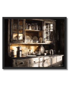 GOLDEN CUPBOARD LIGHT - FRAMED