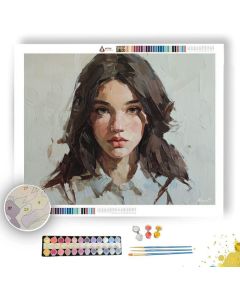 NEUTRAL TONES FACE - Paint by Numbers Full Kit