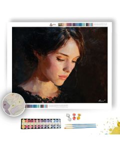 QUIET MORNING FACE - Paint by Numbers Full Kit