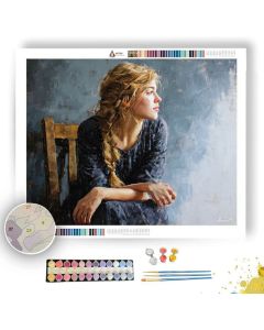 SIDE SEATED - Paint by Numbers Full Kit