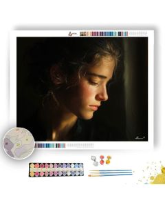 WINDOW LIGHT FACE - Paint by Numbers Full Kit