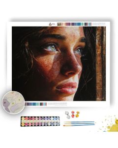 WINDOW LIGHT PORTRAIT - Paint by Numbers Full Kit