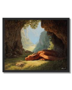 CAVE DRAGON VALLEY FLOOR - FRAMED
